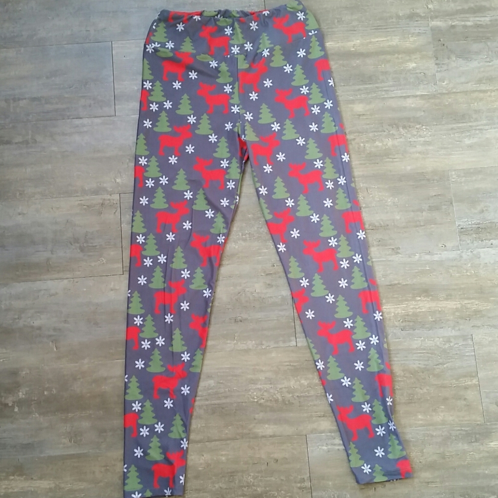 Fabulegs Christmoose Leggings (OS)